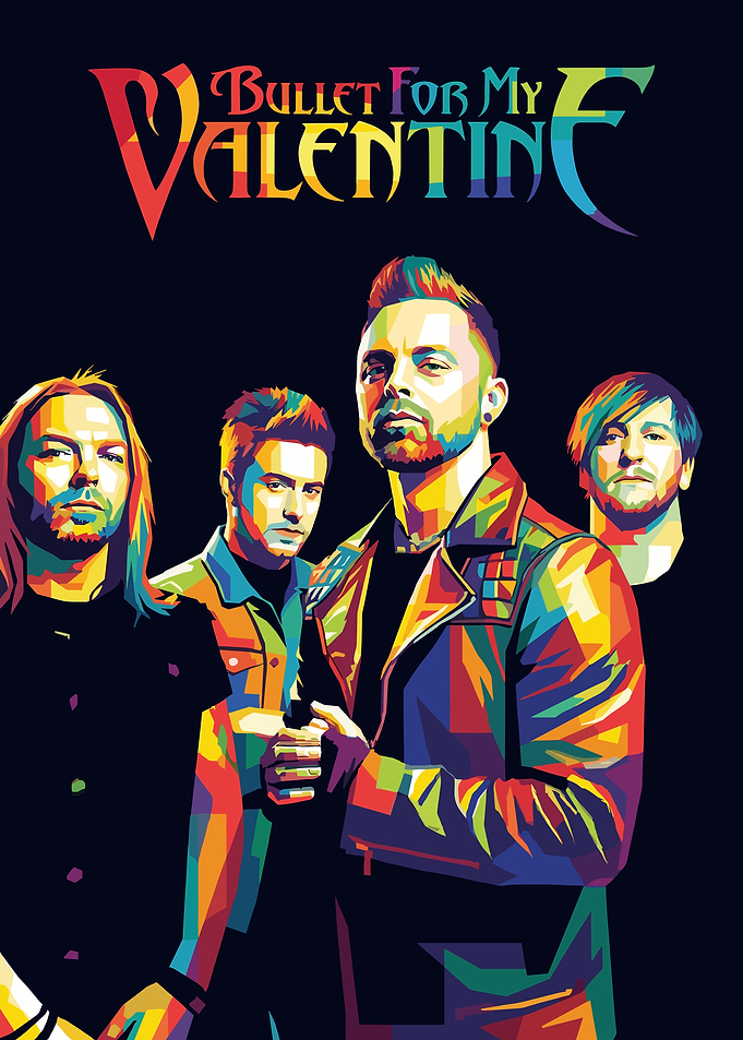 Bullet For My Valentine Pop Art