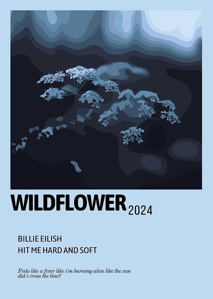 Billie Eilish Wildflower Poster