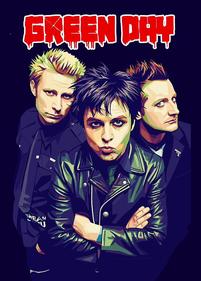 Green Day Band Portrait