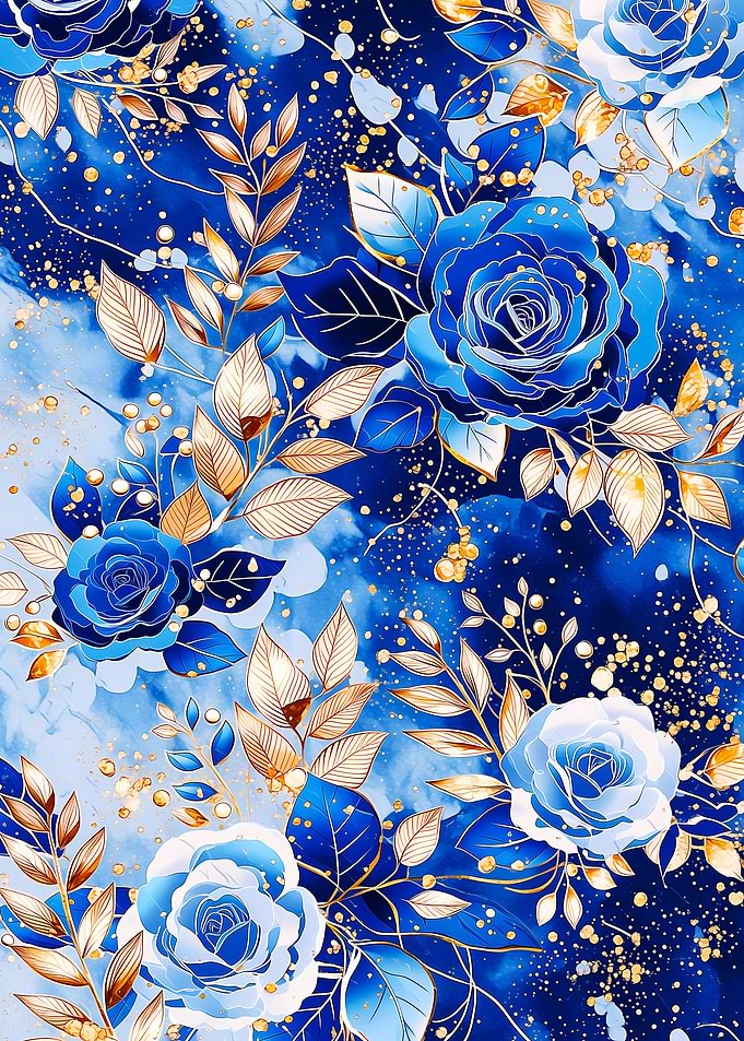 Abstract Botanic Kintsugi