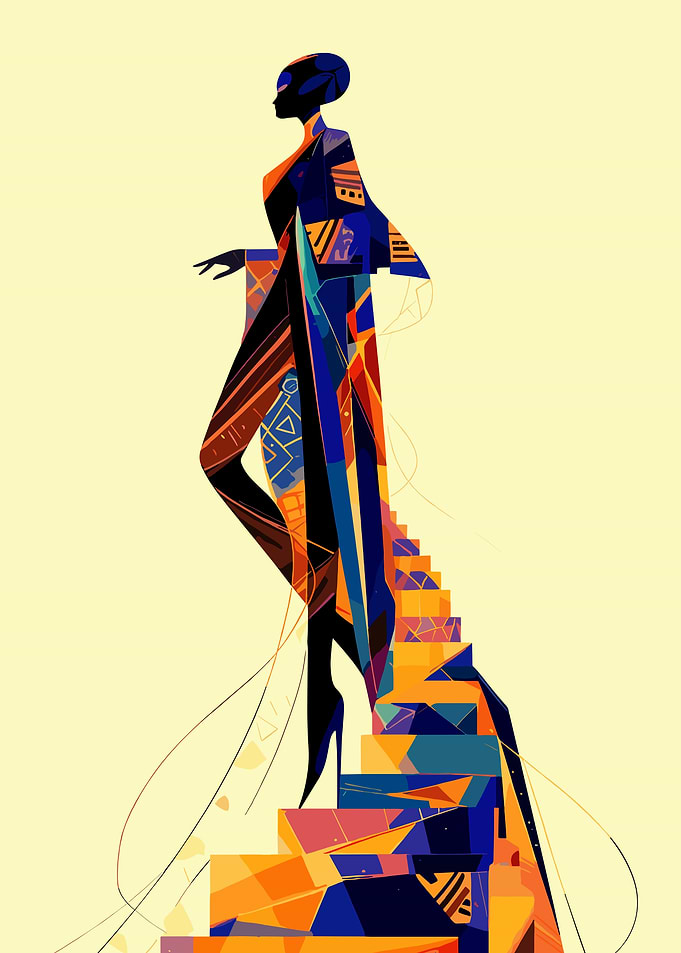 Abstract Fashion Illustration