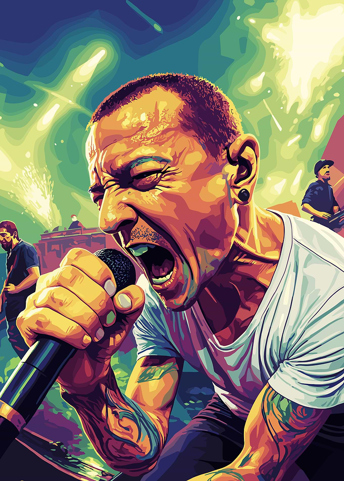 Chester Bennington Performing Live