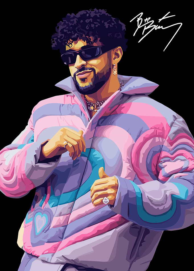 Bad Bunny Portrait