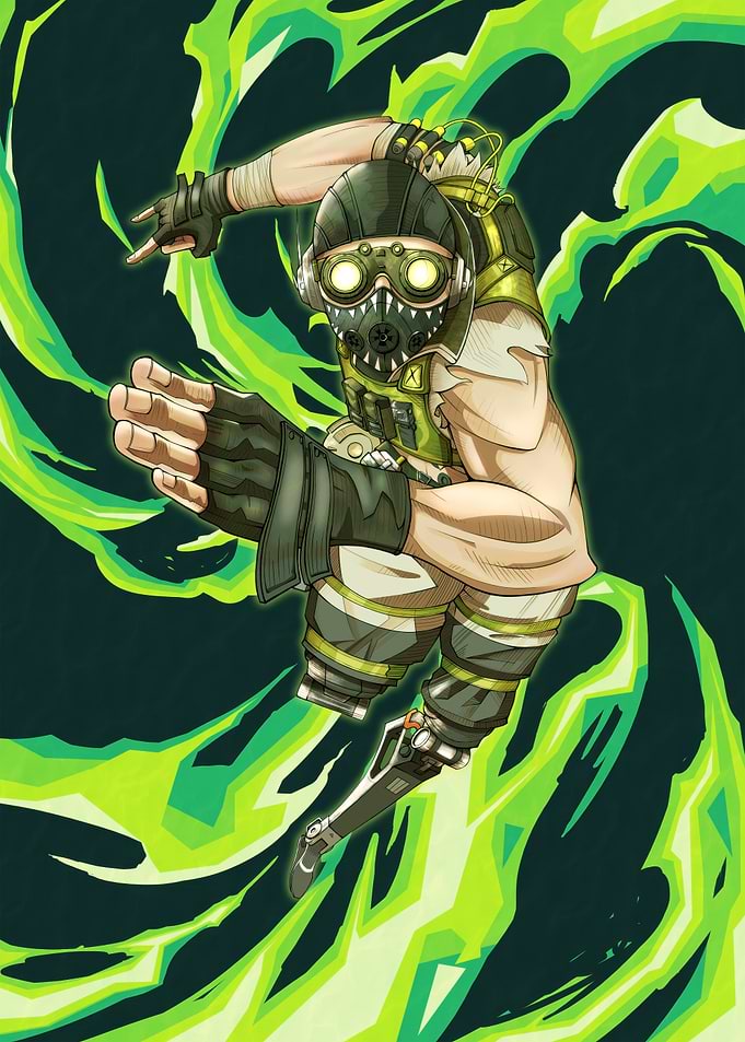 Octane Apex Legends Character Art