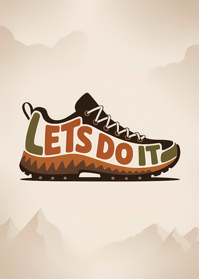 Lets Do It Shoe Art