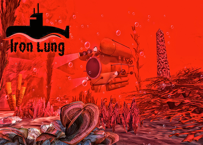 Iron Lung Submarine Underwater Scene