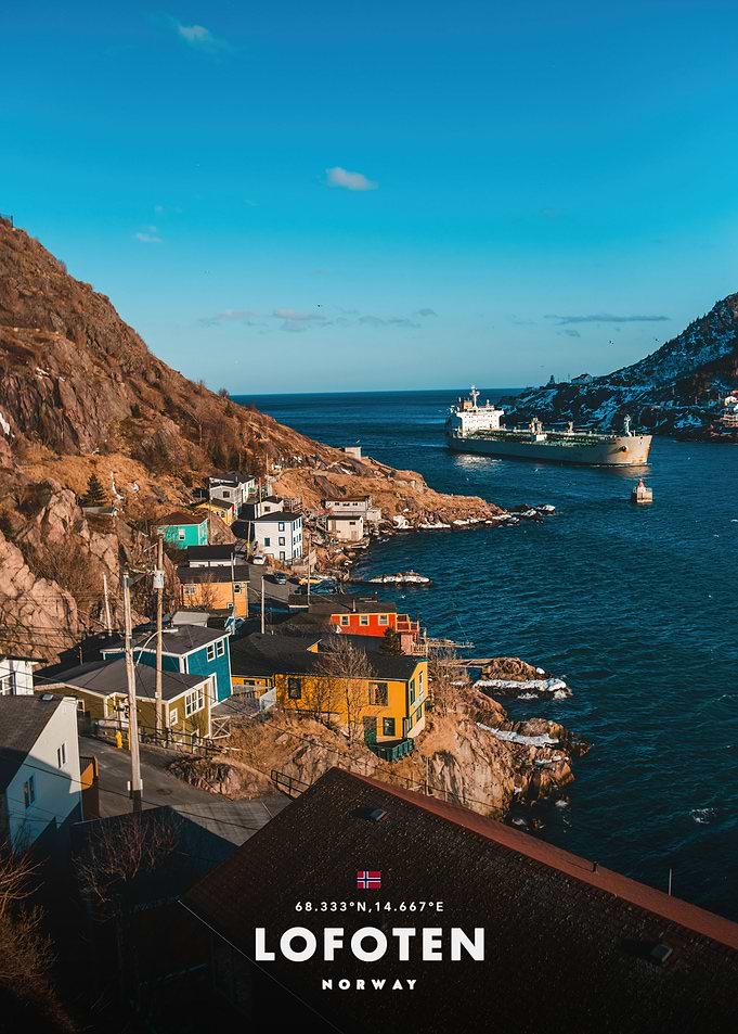 Lofoten Norway Coastal Village