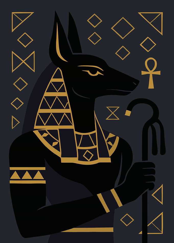 Anubis Egyptian God Art