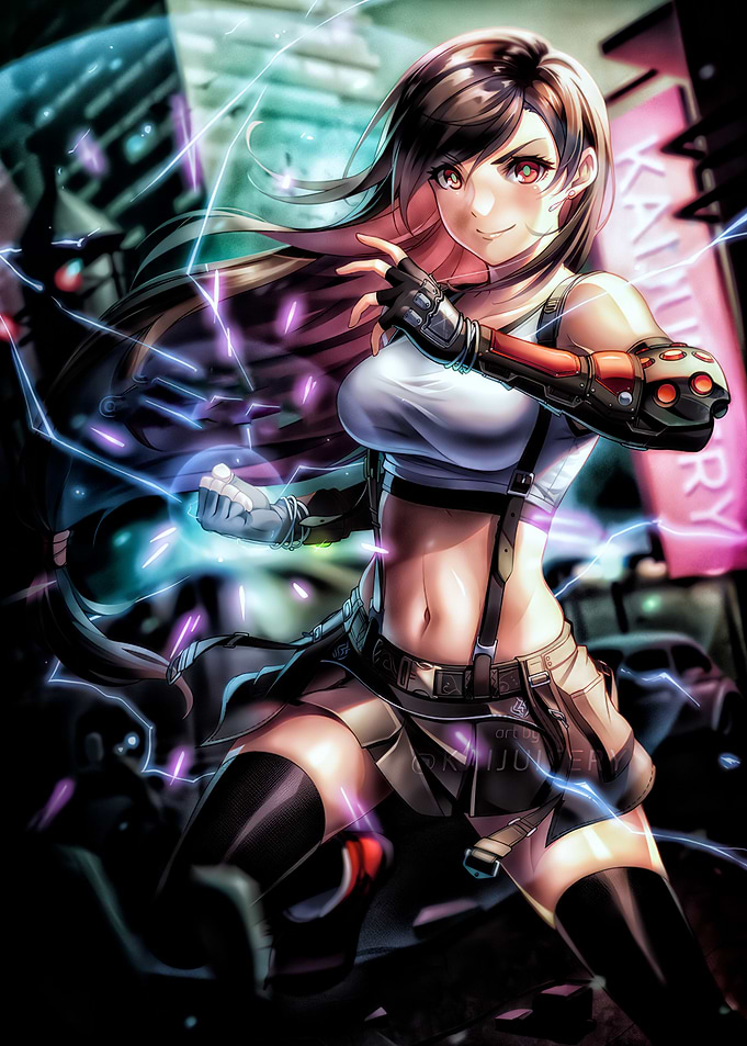 Tifa Lockhart in action