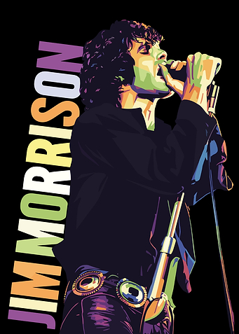 Jim Morrison Pop Art Portrait