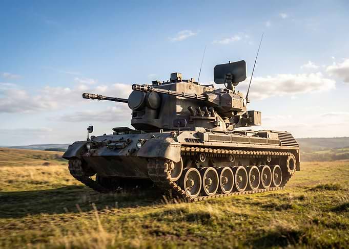 German Gepard Anti-Aircraft Tank