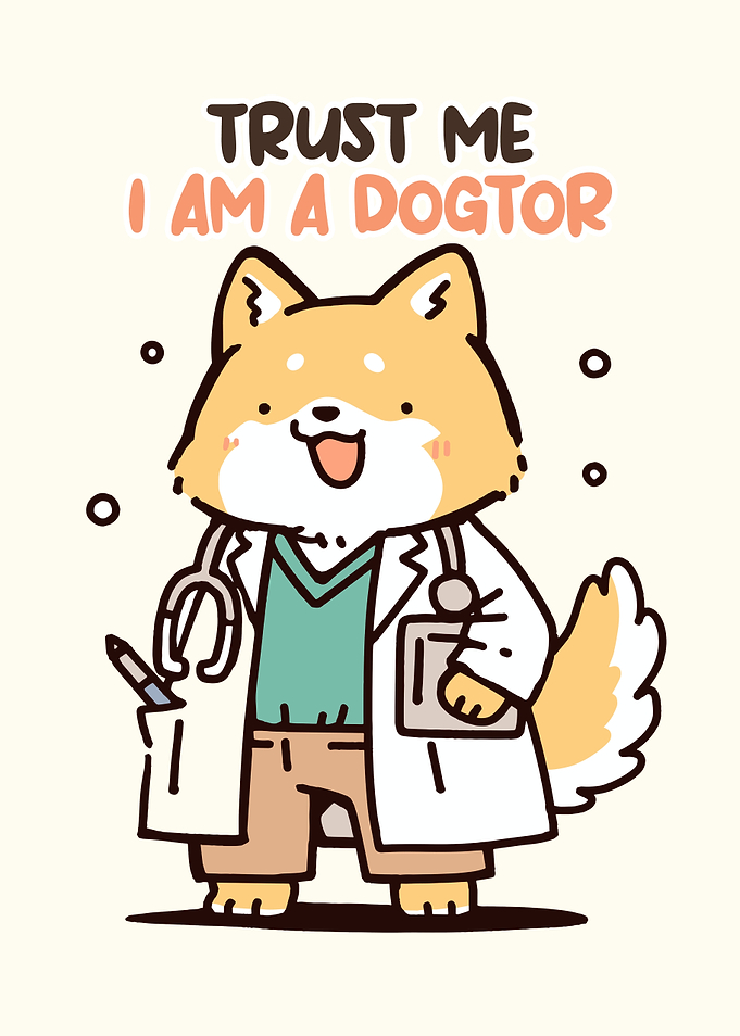 Dog Doctor Cartoon