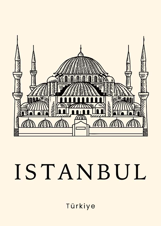 Istanbul Mosque Illustration