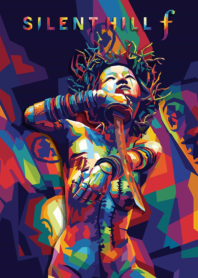 Silent Hill f Pop Art Poster
