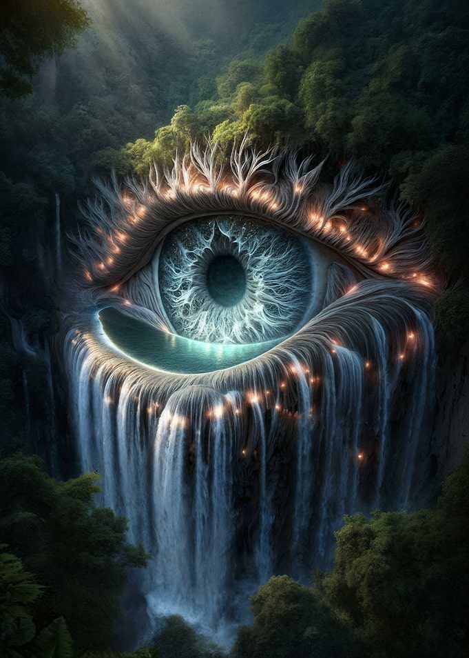 Enchanted Eye Waterfall Forest