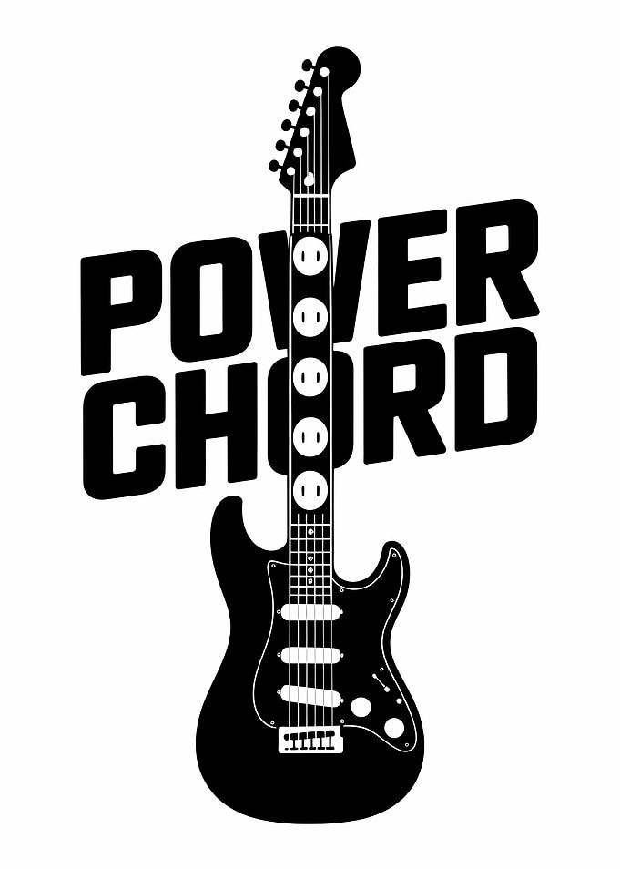 Electric Guitar Power Chord