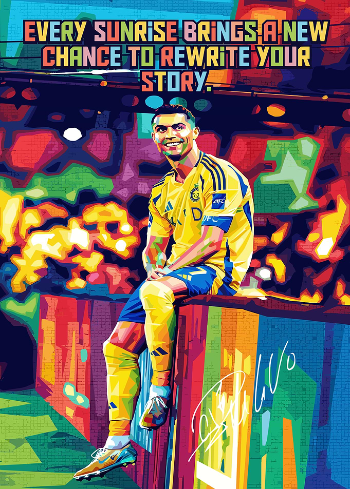 Cristiano Ronaldo Pop Art