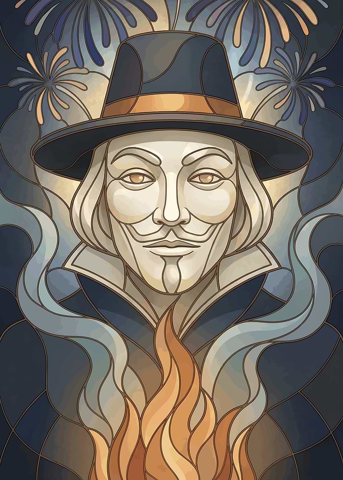 Guy Fawkes Night Bonfire