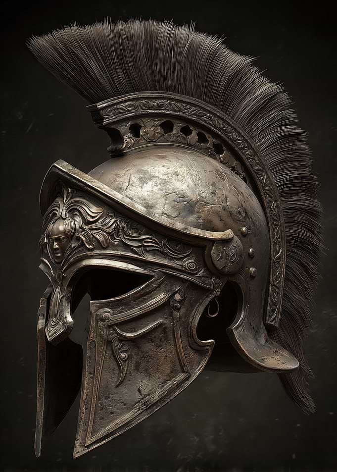 Ancient Greek Corinthian Helmet