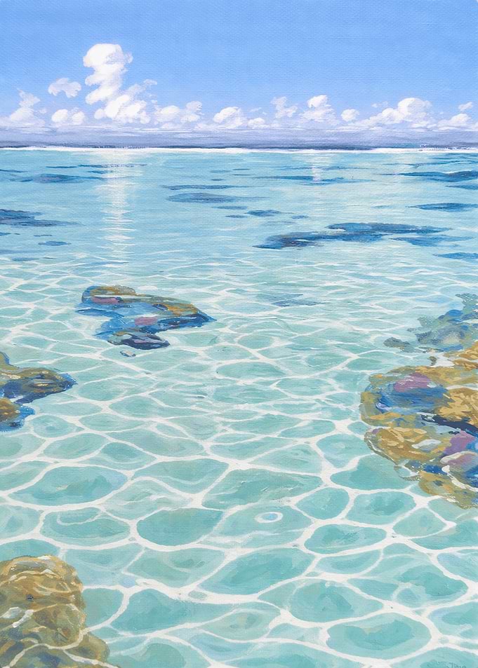 Crystal Clear Tropical Ocean Water
