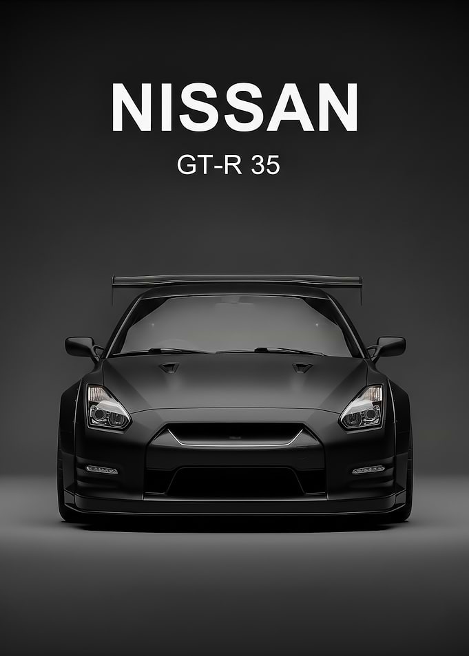 sport Black Nissan GT-R R35