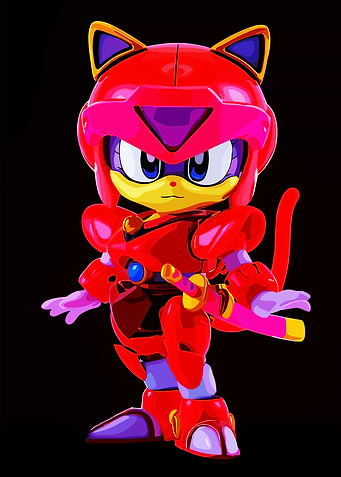 Samurai pizza cats