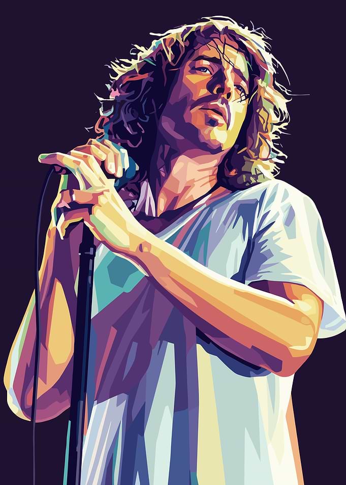 Chris Cornell Pop Art Portrait
