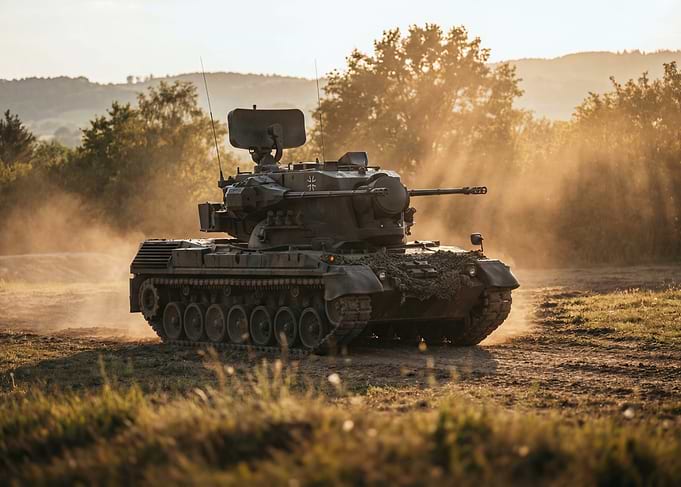 German Gepard Anti-Aircraft Tank