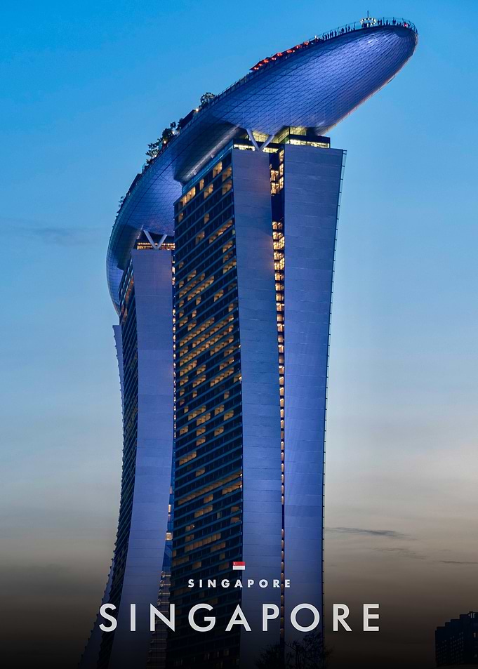 Marina Bay Sands Singapore at Dusk