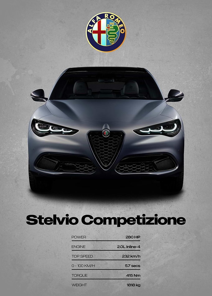 Alfa Romeo Stelvio Competizione Car