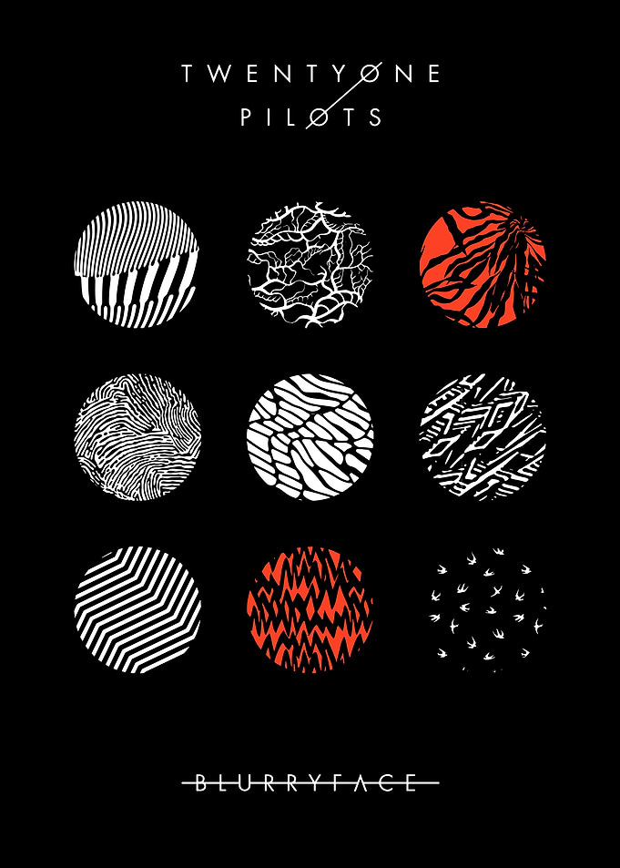 Twenty One Pilots Blurryface Album Art