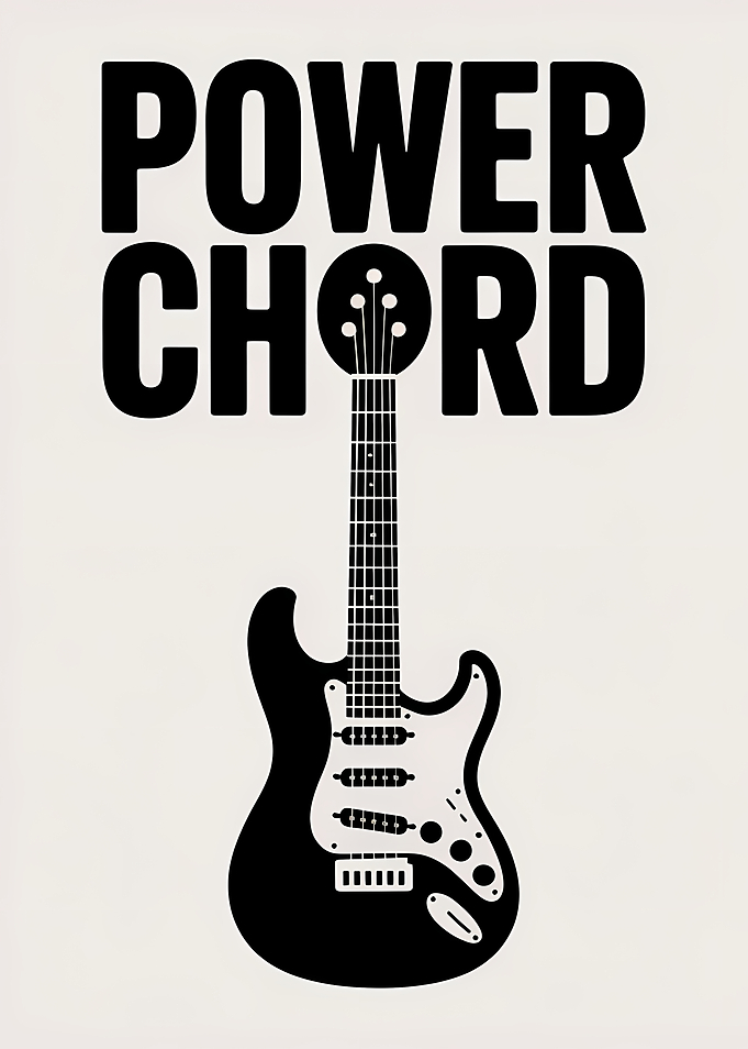 Power Chord Guitar Art