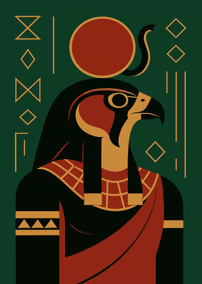 Egyptian God Horus Falcon