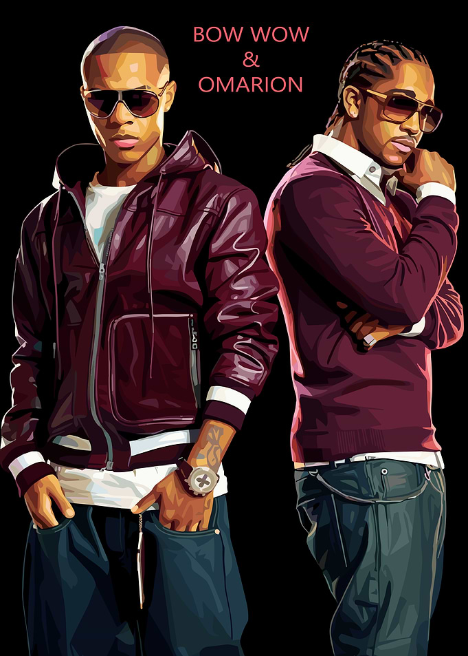 Bow Wow and Omarion Digital Art