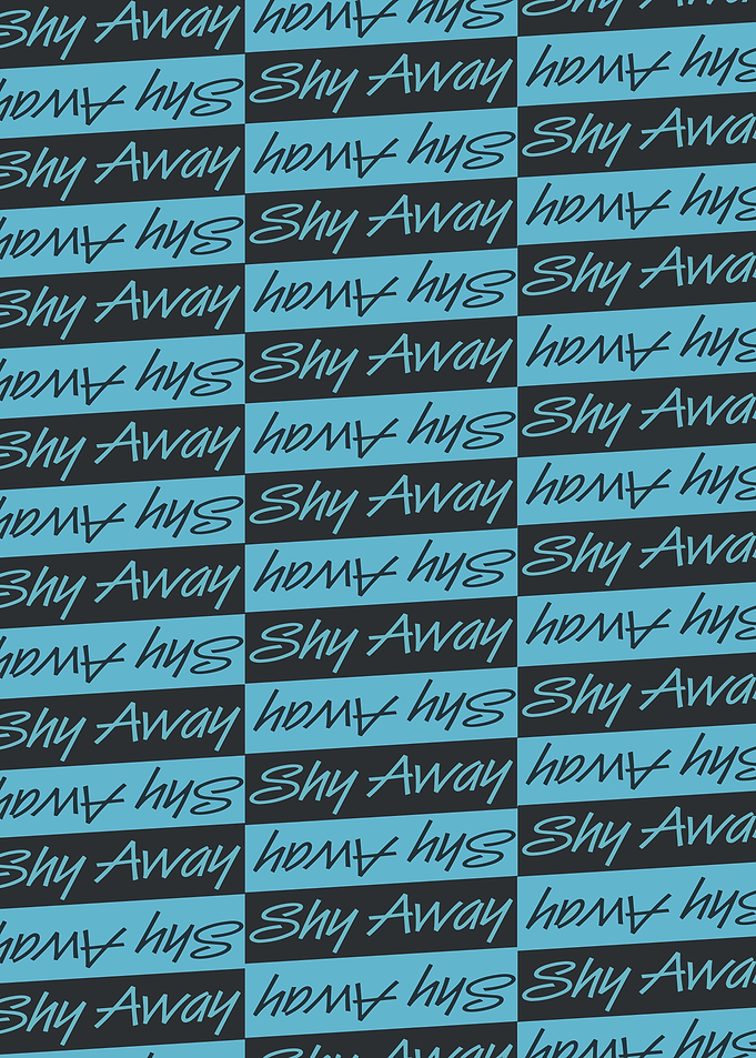 Shy Away Text Pattern