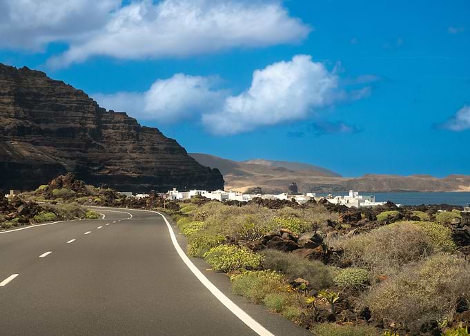 Coastal Road Leading to White Village