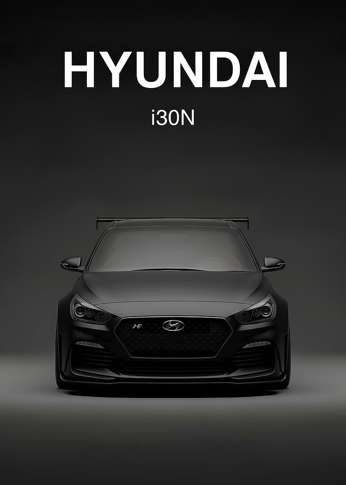 sport black Hyundai i30N Front View