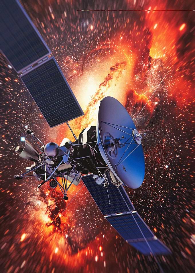 Satellite in Nebula