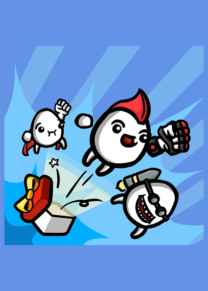 brotato Cute characters in action