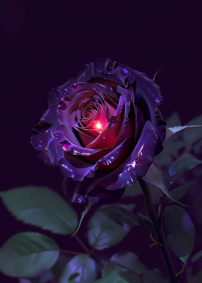 Dark Purple Rose