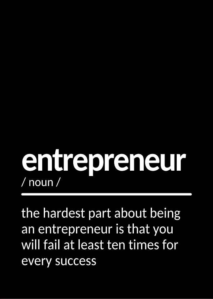 Entrepreneur definition with quote
