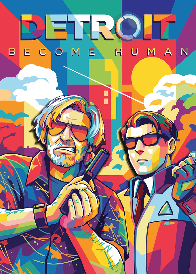 Detroit: Become Human Pop Art Poster