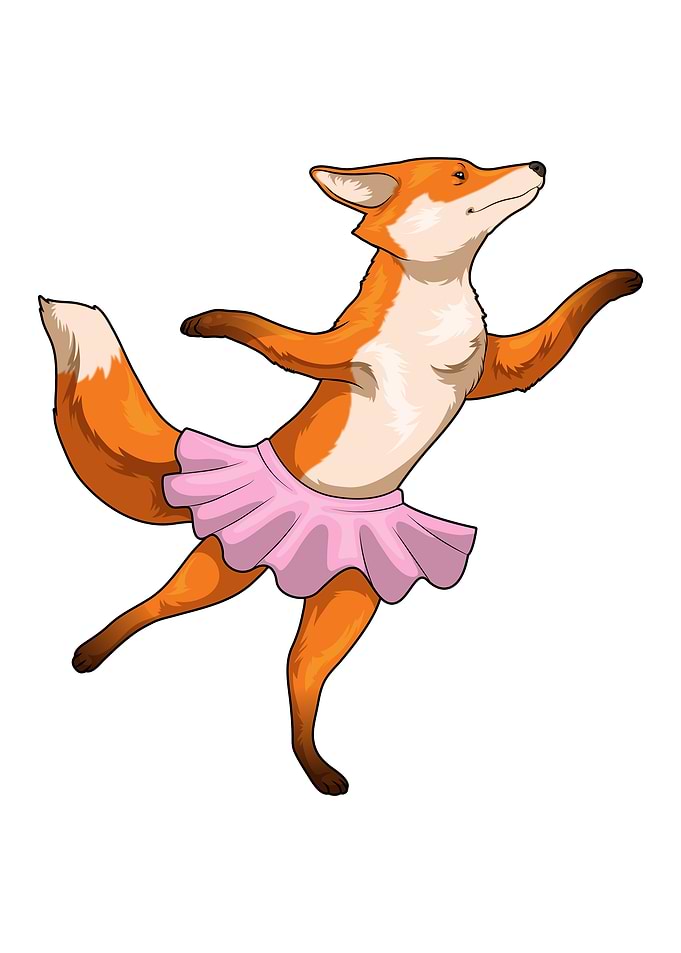 Fox Ballerina Ballet Dance