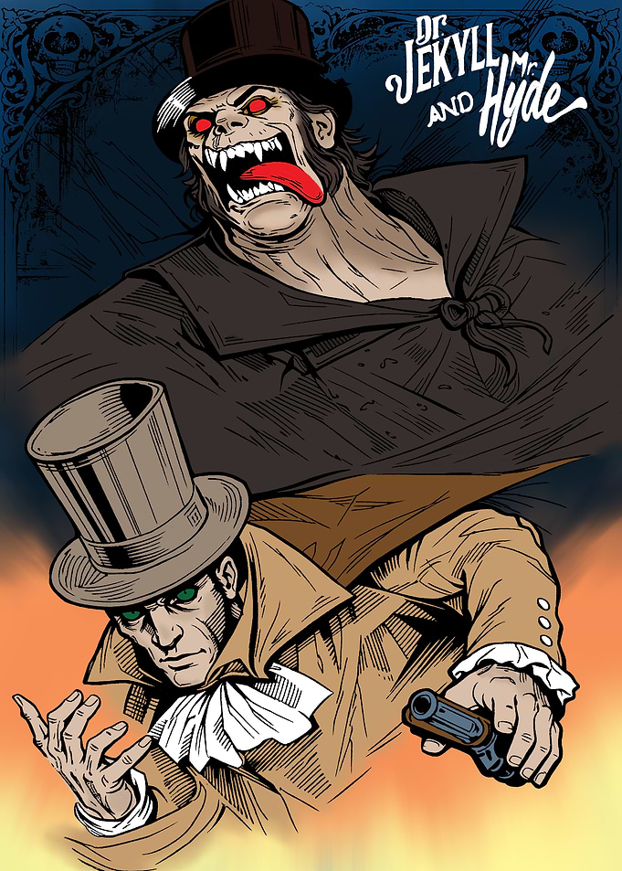 Dr. Jekyll and Mr. Hyde illustration