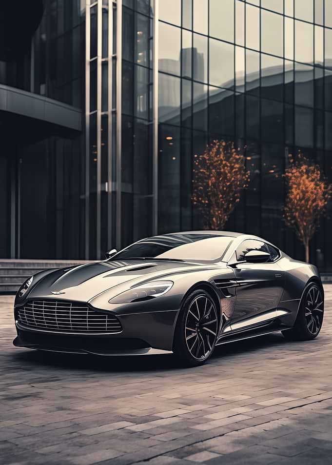 Luxury Sports Car in City