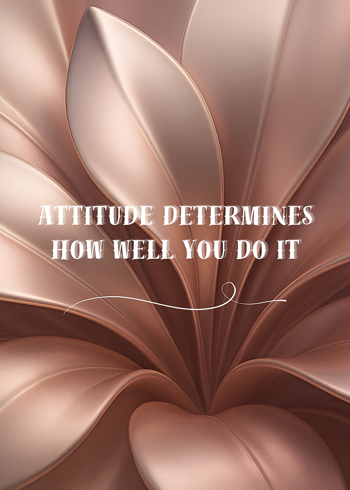 Inspirational Quote on Floral Background