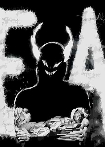 Dark Demon with Horns yeat