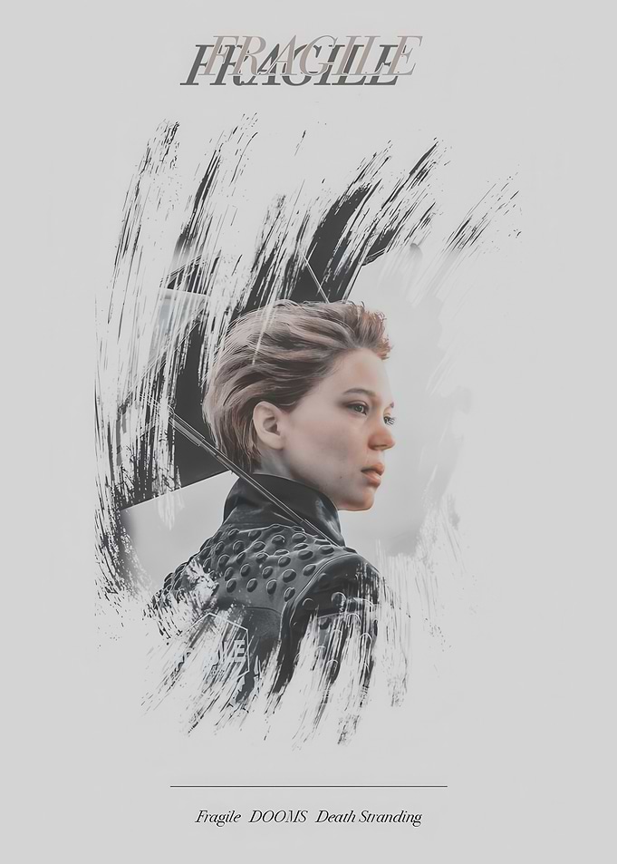 Fragile DOOMS Death Stranding Poster