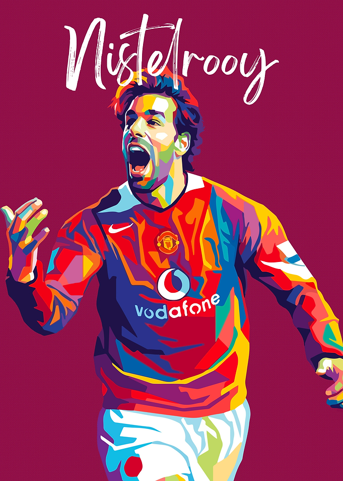 Ruud van Nistelrooy Pop Art