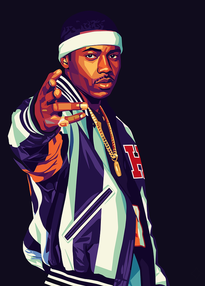 Nas Pop Art Portrait of a Rapper